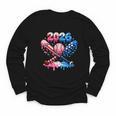 2026 American Flag Baseball Ice Cream Drip Bats Boys Youth Long Sleeve Tee 2026 American Flag Baseball Ice Cream Drip Bats Boys Youth Long Sleeve Tee