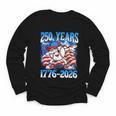 250 Years 1776 2026 250th Baseball American Flag 4th Of July Youth Long Sleeve Tee 250 Years 1776 2026 250th Baseball American Flag 4th Of July Youth Long Sleeve Tee