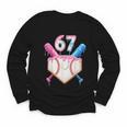 6 7 Baseball Dripping Six Seven Gen Alpha Slang Youth Long Sleeve Tee 6 7 Baseball Dripping Six Seven Gen Alpha Slang Youth Long Sleeve Tee