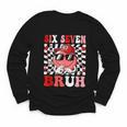 6 7 Bruh Six Seven Valentine Heart Baseball Youth Long Sleeve Tee 6 7 Bruh Six Seven Valentine Heart Baseball Youth Long Sleeve Tee