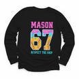 6 7 Mason Baseball Drip Youth Long Sleeve Tee 6 7 Mason Baseball Drip Youth Long Sleeve Tee