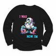 I Was 6 Now I'm 7 Baseball Birthday Drip Ice Cream Boy Youth Long Sleeve Tee