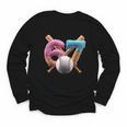 67 Baseball Ice Cream Drip Kids Youth Youth Long Sleeve Tee