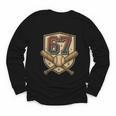 67 Baseball Meme Vintage Sports Crest Retro 67 Player Youth Long Sleeve Tee 67 Baseball Meme Vintage Sports Crest Retro 67 Player Youth Long Sleeve Tee