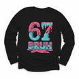 67 Ice Cream Drip Baseball For Men Women Kids Youth Long Sleeve Tee 67 Ice Cream Drip Baseball For Men Women Kids Youth Long Sleeve Tee