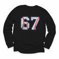 67 Sports Meme – Baseball Number 6 7 Youth Long Sleeve Tee