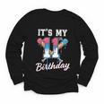 Baseball 11 Year Old Ice Cream Drip 11th Birthday Boys Youth Long Sleeve Tee