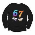 Baseball 67 Ice Cream Drip Six Seven Boys Meme Youth Long Sleeve Tee Baseball 67 Ice Cream Drip Six Seven Boys Meme Youth Long Sleeve Tee