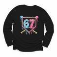 Baseball 67 Ice Cream Drip Six Seven Meme Boy Girl Kid Youth Long Sleeve Tee Baseball 67 Ice Cream Drip Six Seven Meme Boy Girl Kid Youth Long Sleeve Tee