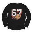 Baseball 67 Six Seven Alpha Slang 6 7 Meme Kids Teachers Boy Youth Long Sleeve Tee Baseball 67 Six Seven Alpha Slang 6 7 Meme Kids Teachers Boy Youth Long Sleeve Tee