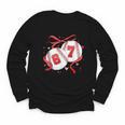 Baseball 67 Six Seven Gen Alpha Meme Valentine's Day Youth Long Sleeve Tee Baseball 67 Six Seven Gen Alpha Meme Valentine's Day Youth Long Sleeve Tee