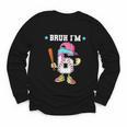 Baseball 6th Birthday Boy Ice Cream Drip Bruh I'm 6 Year Old Youth Long Sleeve Tee Baseball 6th Birthday Boy Ice Cream Drip Bruh I'm 6 Year Old Youth Long Sleeve Tee