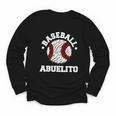Baseball Abuelito Distressed Vintage Grandpa Game Day Youth Long Sleeve Tee Baseball Abuelito Distressed Vintage Grandpa Game Day Youth Long Sleeve Tee