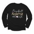 Baseball Auntie Leopard Baseball Heart Youth Long Sleeve Tee Baseball Auntie Leopard Baseball Heart Youth Long Sleeve Tee
