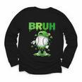 Baseball Bruh Drip Ice Cream Youth Boy St Patricks Day Youth Long Sleeve Tee