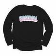 Baseball Bubble Letter Youth Long Sleeve Tee Baseball Bubble Letter Youth Long Sleeve Tee