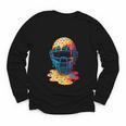 Baseball Catcher Mask Ice Cream Dripping Baseball Fan Boys Youth Long Sleeve Tee Baseball Catcher Mask Ice Cream Dripping Baseball Fan Boys Youth Long Sleeve Tee