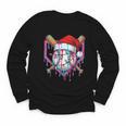 Baseball Christmas Santa Hat Baseball Christmas Drip Youth Long Sleeve Tee Baseball Christmas Santa Hat Baseball Christmas Drip Youth Long Sleeve Tee