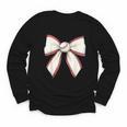 Baseball Coquette Bow Cute Baseball Game Youth Long Sleeve Tee Baseball Coquette Bow Cute Baseball Game Youth Long Sleeve Tee