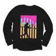 Baseball Drip Bat Boys Ice Cream American Flag 4th Of July Youth Long Sleeve Tee Baseball Drip Bat Boys Ice Cream American Flag 4th Of July Youth Long Sleeve Tee