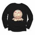 Baseball Drip Ice Cream Melting Illustration Youth Long Sleeve Tee Baseball Drip Ice Cream Melting Illustration Youth Long Sleeve Tee