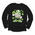 Baseball Drip Ice Cream Shamrock Irish St Patricks Men Youth Long Sleeve Tee Baseball Drip Ice Cream Shamrock Irish St Patricks Men Youth Long Sleeve Tee
