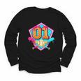 Baseball Drip Jersey Number 1 For Players & 1th Birthday Youth Long Sleeve Tee Baseball Drip Jersey Number 1 For Players & 1th Birthday Youth Long Sleeve Tee