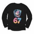 Baseball Drip Number 67 Player 67th Birthday Ice Cream 67 Youth Long Sleeve Tee Baseball Drip Number 67 Player 67th Birthday Ice Cream 67 Youth Long Sleeve Tee