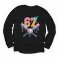 Baseball Drip Number 67 Player Youth Long Sleeve Tee Baseball Drip Number 67 Player Youth Long Sleeve Tee