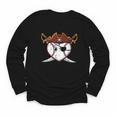 Baseball Heart Pirate Hat Crossed Swords Men Boys Kids Youth Youth Long Sleeve Tee Baseball Heart Pirate Hat Crossed Swords Men Boys Kids Youth Youth Long Sleeve Tee
