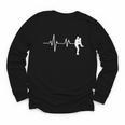 Baseball Heartbeat Pitcher Position Simple Line Art Youth Long Sleeve Tee Baseball Heartbeat Pitcher Position Simple Line Art Youth Long Sleeve Tee
