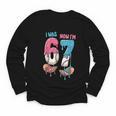 Baseball Ice Cream I Was 6 Now I'm 7 67 Birthday Boy Youth Long Sleeve Tee Baseball Ice Cream I Was 6 Now I'm 7 67 Birthday Boy Youth Long Sleeve Tee