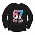 Baseball Ice Cream Drip 67 Hands Six Seven Boys Youth Long Sleeve Tee
