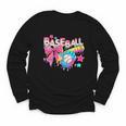 Baseball Ice Cream Drip Coquette Women Girls Mom Mama Youth Long Sleeve Tee Baseball Ice Cream Drip Coquette Women Girls Mom Mama Youth Long Sleeve Tee