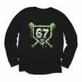 Baseball Ice Cream Drip Number 67 Player 67th Birthday Kids Youth Long Sleeve Tee Baseball Ice Cream Drip Number 67 Player 67th Birthday Kids Youth Long Sleeve Tee