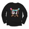 Baseball Ice Cream Drip Number 67 Player Six Seven Meme 6 7 Youth Long Sleeve Tee Baseball Ice Cream Drip Number 67 Player Six Seven Meme 6 7 Youth Long Sleeve Tee