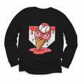 Baseball Ice Cream Drip Baseball Strawberry For Youth Red Youth Long Sleeve Tee Baseball Ice Cream Drip Baseball Strawberry For Youth Red Youth Long Sleeve Tee