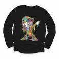 Baseball Ice Cream Dripping Dabbing Baseball Drip Youth Long Sleeve Tee