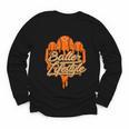 Baseball Lifestyle Home Plate Orange Ice Cream Drip Men Boys Youth Long Sleeve Tee Baseball Lifestyle Home Plate Orange Ice Cream Drip Men Boys Youth Long Sleeve Tee
