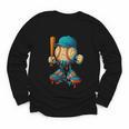 Baseball Lifestyle Youth Baseball Drip Icecream Youth Long Sleeve Tee