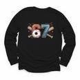 Baseball Lover Drip Number 67 Player 67th Birthday Meme Youth Long Sleeve Tee