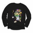 Baseball Player Mardi Gras Alligator Carnival Costume Beads Youth Long Sleeve Tee Baseball Player Mardi Gras Alligator Carnival Costume Beads Youth Long Sleeve Tee