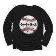 Baseball Red Stitches Sport Graphic 6432 Youth Long Sleeve Tee
