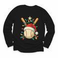 Baseball Santa Christmas Ball Baseball Lover Player Boys Youth Long Sleeve Tee Baseball Santa Christmas Ball Baseball Lover Player Boys Youth Long Sleeve Tee