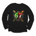 Baseball Six Seven 67 Meme Ice Cream Drip Xmas Women Men Youth Long Sleeve Tee