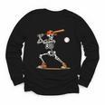 Baseball Skeleton Spooky Boys Halloween Baseball Player Youth Long Sleeve Tee Baseball Skeleton Spooky Boys Halloween Baseball Player Youth Long Sleeve Tee