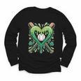 Baseball St Patricks Day Boys Girls Men Women Shamrock Green Youth Long Sleeve Tee