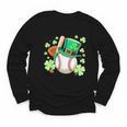Baseball St Patricks Day Lucky Baseball Player Shamrock Youth Long Sleeve Tee Baseball St Patricks Day Lucky Baseball Player Shamrock Youth Long Sleeve Tee