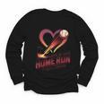 Baseball Valentine Love Is Our Home Run Apparel Youth Long Sleeve Tee