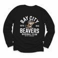 Bay City Beavers Baseball Club Estd 1913 Youth Long Sleeve Tee Bay City Beavers Baseball Club Estd 1913 Youth Long Sleeve Tee